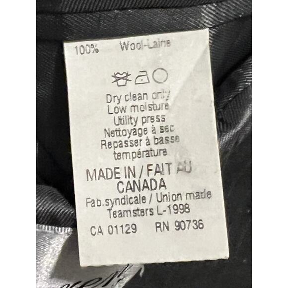 Ralph Lauren Men Blazer 38R Black Lord & Taylor Pinstriped Sport Jacket - Picture 6 of 13